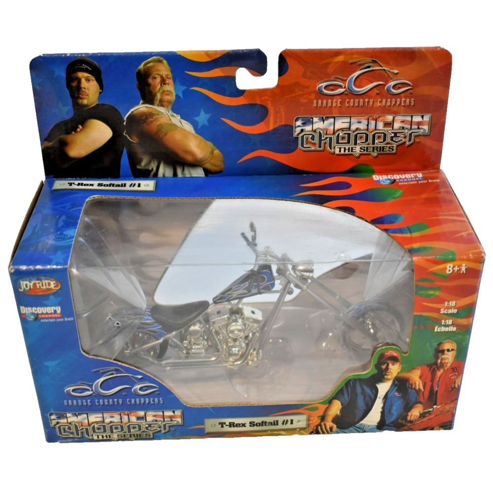 Joyride American Chopper T-Rex Softail #1 1:18 Scale Diecast Motorcycle 37168-OS